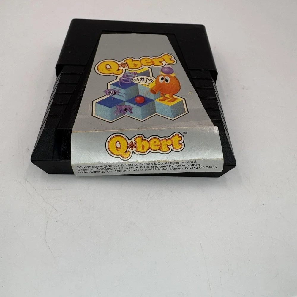 Vintage Q*bert‎ Atari 2600 Game Cartridge Parker Brothers NTSC UNTESTED